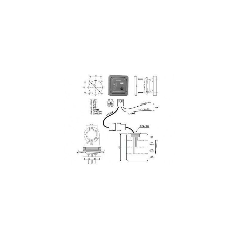 Indicador Nivel Agua Limpia/Sucia Indicador Nivel Agua Limpia/Sucia - Imagen 3