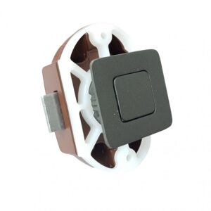 Push Lock Cuadrado Gris Oscuro 42X42