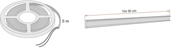 Lampara Led Fiamma Kit Strip Awning - Imagen 4