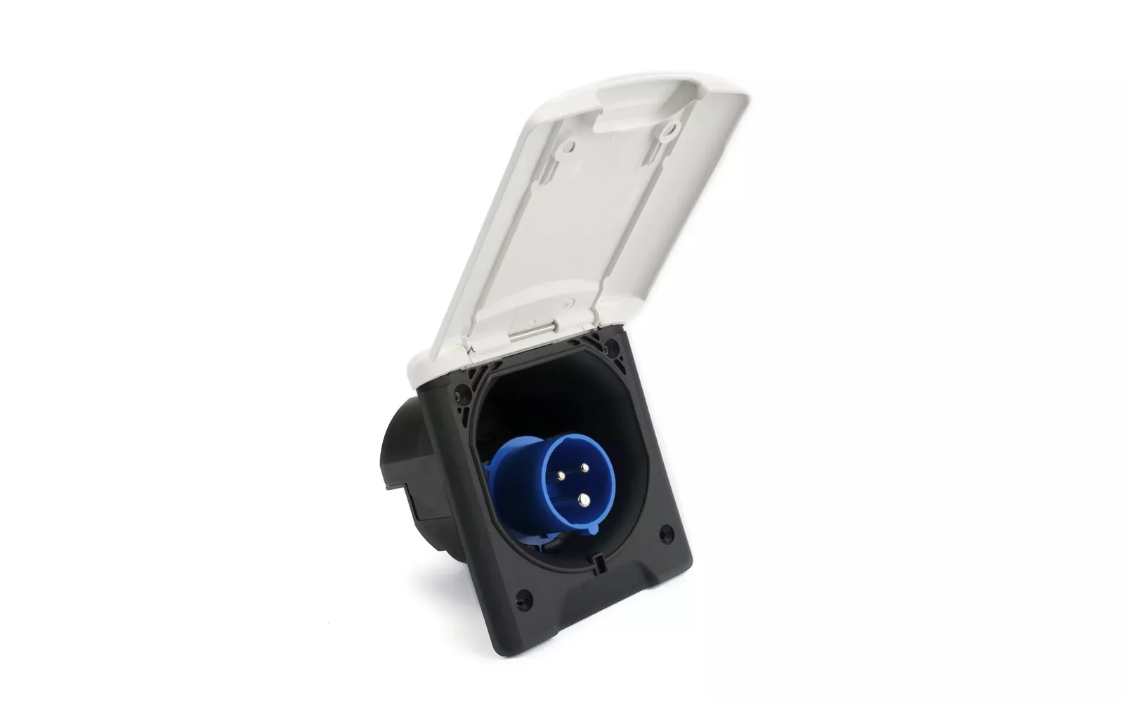 Toma Ext. 220V Cuadr. Magnetic Blanco Toma Ext. 220V Cuadr. Magnetic Blanco - Imagen 3