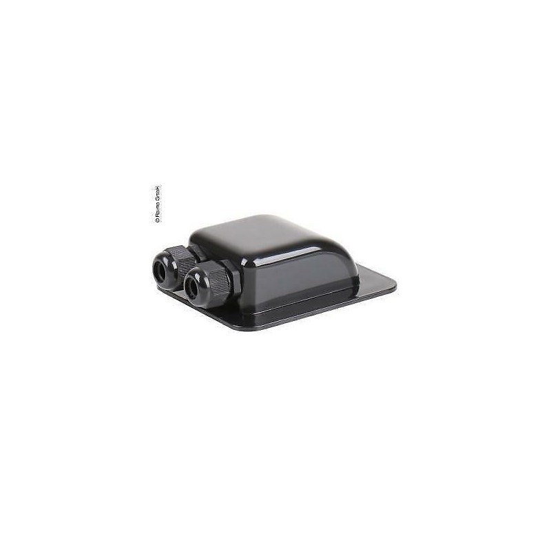 Cruza Cascos Placa Solar Doble Negro Cruza Cascos Placa Solar Doble Negro