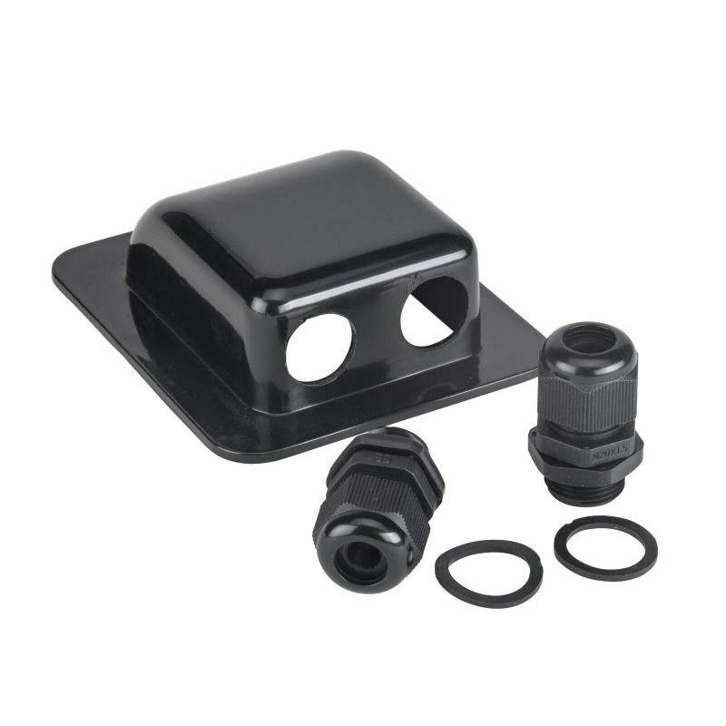 Cruza Cascos Placa Solar Doble Negro Cruza Cascos Placa Solar Doble Negro - Imagen 4