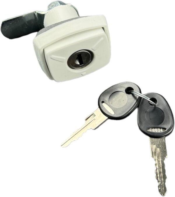 Cerradura Porton Push 28X30 Blanco - Imagen 7