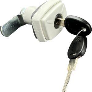 Cerradura Porton Push 28X30 Blanco