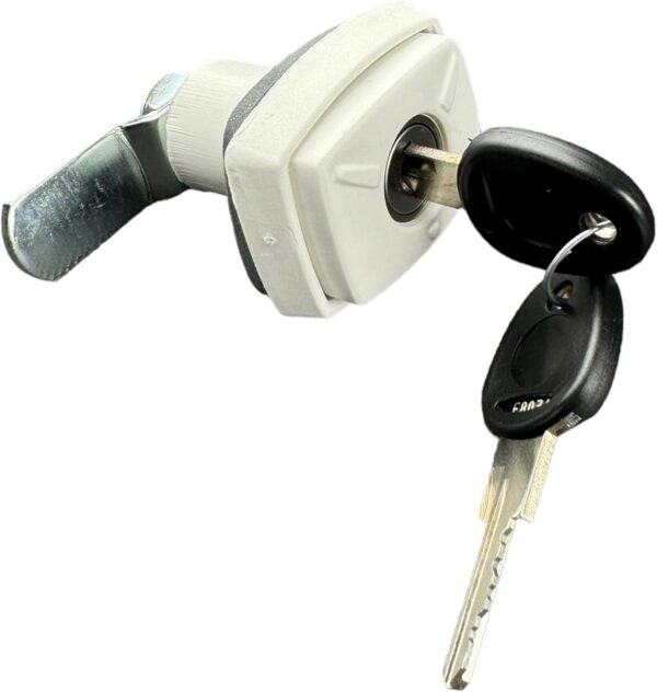 Cerradura Porton Push 28X30 Blanco
