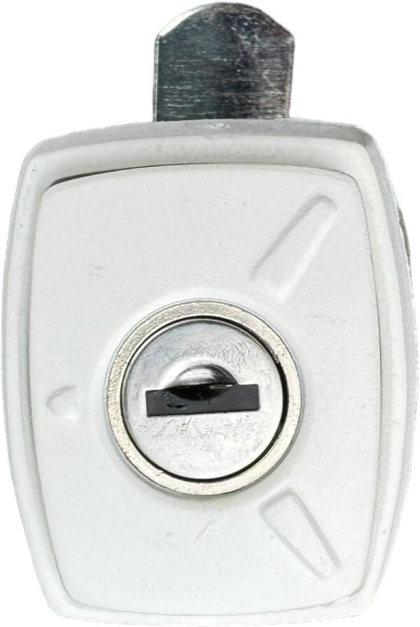Cerradura Porton Push 28X30 Blanco - Imagen 3