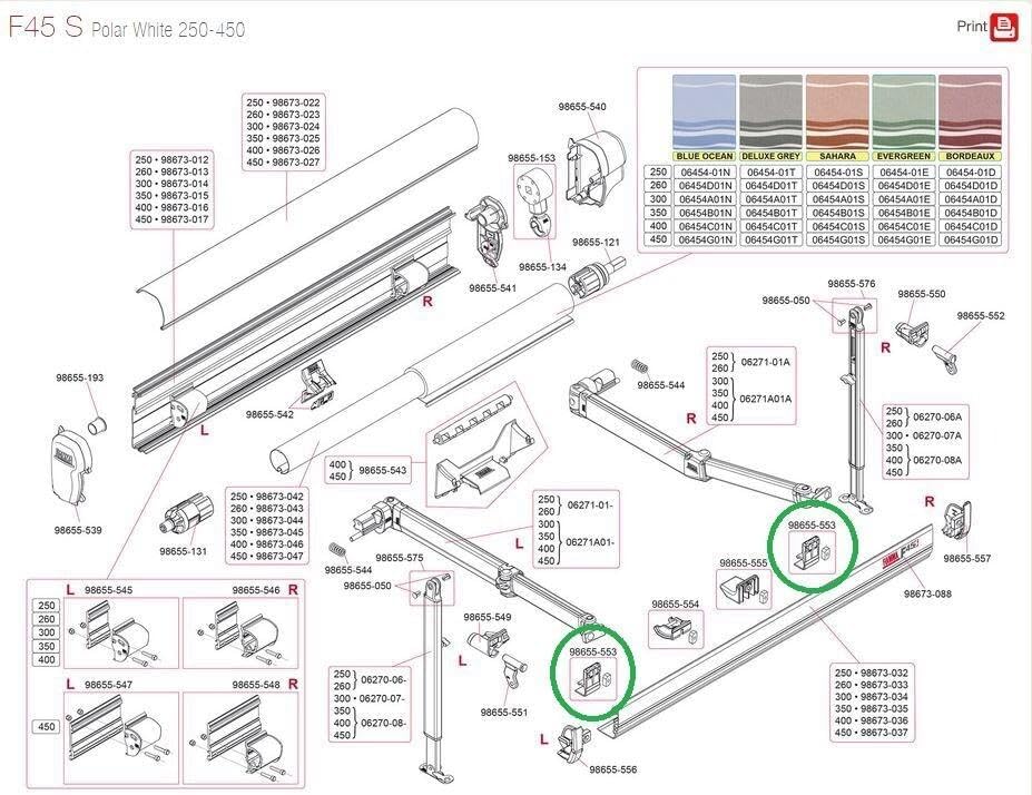 Kit Soporte Pata A Tapa Frontal F45S Kit Soporte Pata A Tapa Frontal F45S - Imagen 3