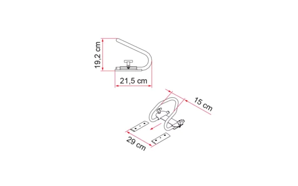 Moto Wheel Chock Rear - Imagen 3