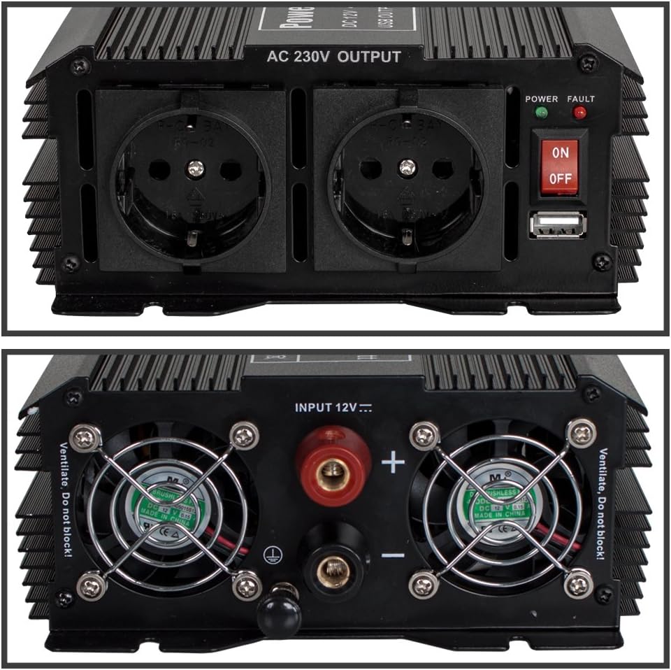 Convertidor 12/220/1500W Convertidor 12/220/1500W - Imagen 4