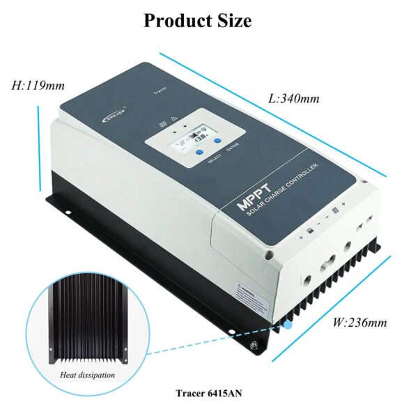 Regulador Solar Epsolar Mppt Tracer 60A - Imagen 5