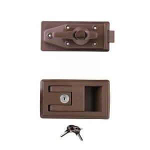 Cerradura Rectangular Marron