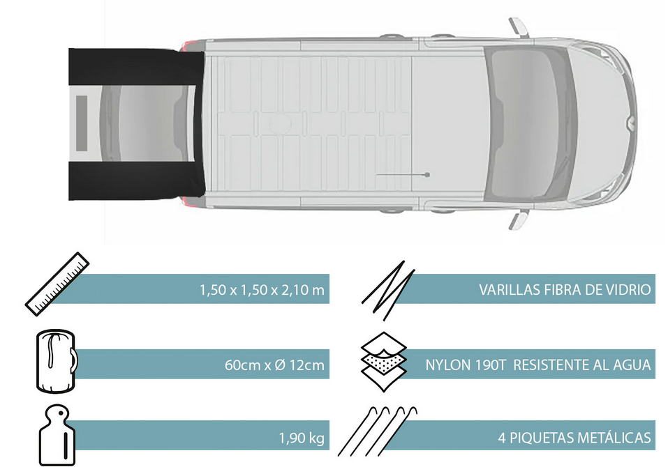 Avance Trasero VW T5/T6 Vancabin Porton Avance Trasero VW T5/T6 Vancabin Porton - Imagen 11