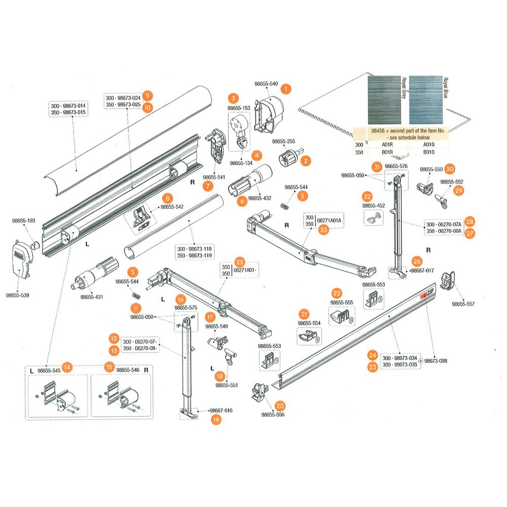 Kit Soporte Rafter Armazon F45/F70 Kit Soporte Rafter Armazon F45/F70 - Imagen 3
