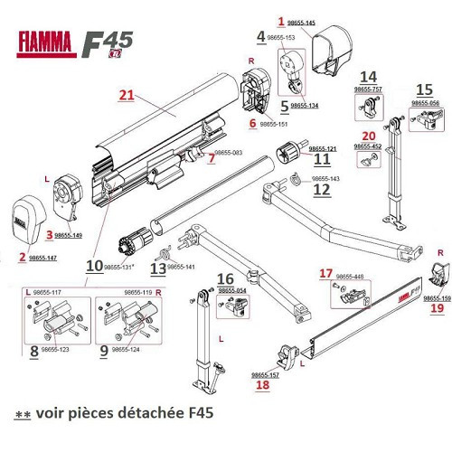 Lateral F45Ti 190-450 P.W. Lateral F45Ti 190-450 P.W. - Imagen 2