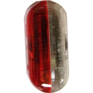 Piloto Lateral Ovalado Blanco/Rojo 90X40X40