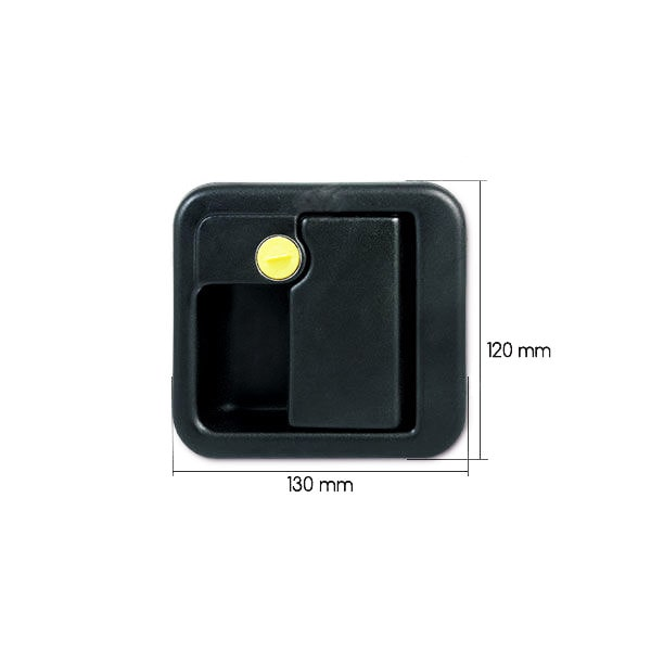 Cerradura M1/M2 Exterior Fap Negra Cerradura M1/M2 Exterior Fap Negra - Imagen 3
