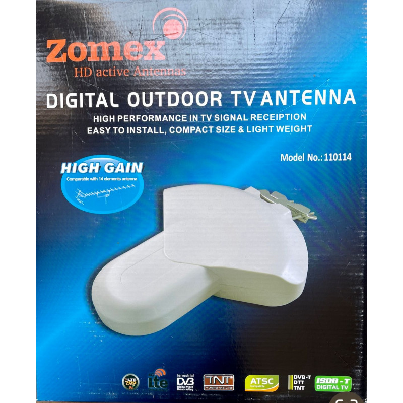 Antena Hd Digital Zomex Antena Hd Digital Zomex - Imagen 2