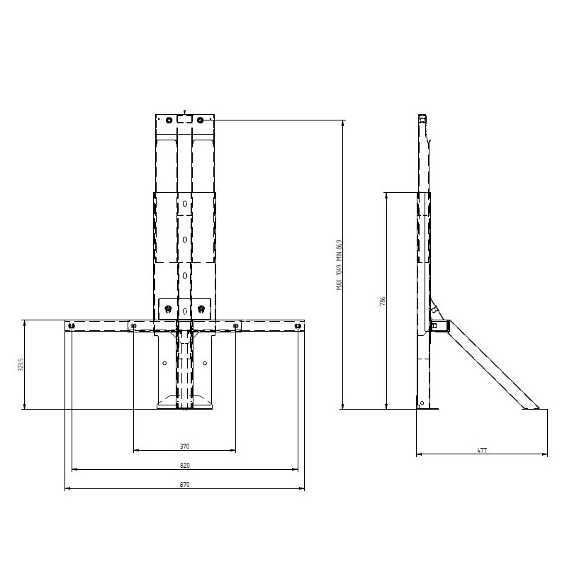 Asiento Estructura 6334C Universal Asiento Estructura 6334C Universal - Imagen 2