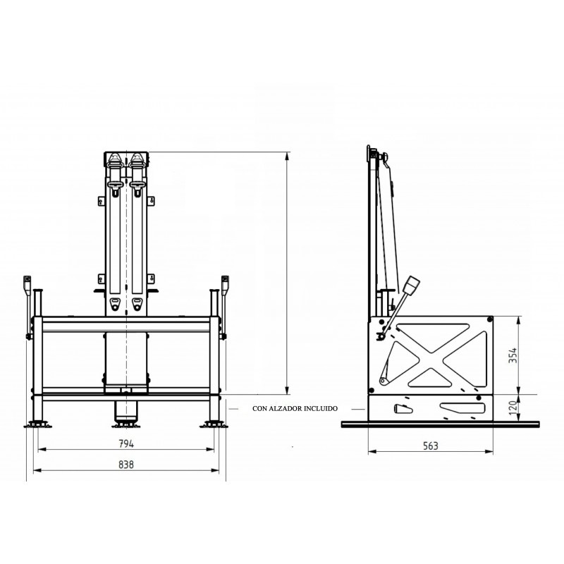 Asiento Estructura Okb Eesafe Basic Asiento Estructura Okb Eesafe Basic - Imagen 3