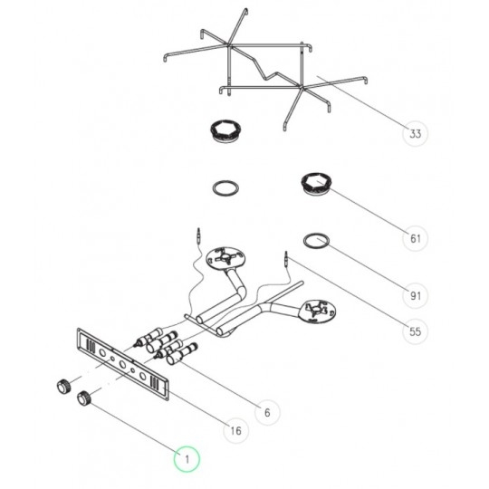 Boton Mando Cocina Dometic Cramer 88 Boton Mando Cocina Dometic Cramer 88 - Imagen 3