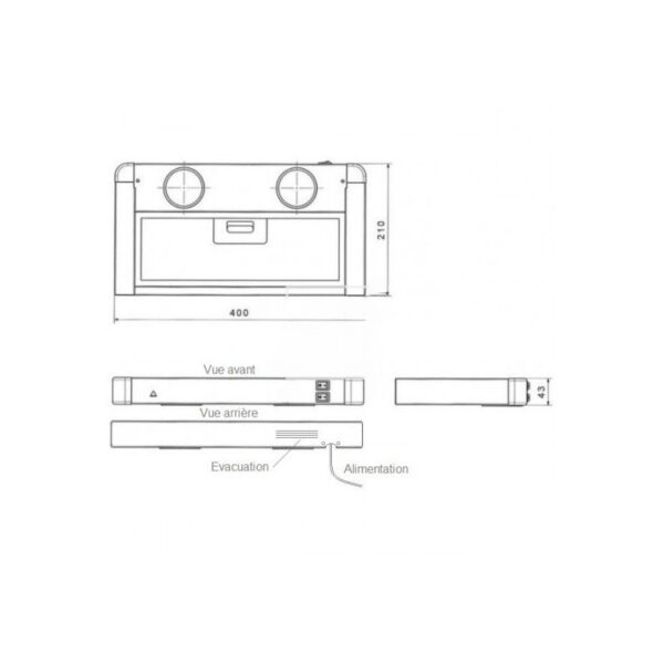 Extractor Baraldi Click Inoxidable 12V - Imagen 2