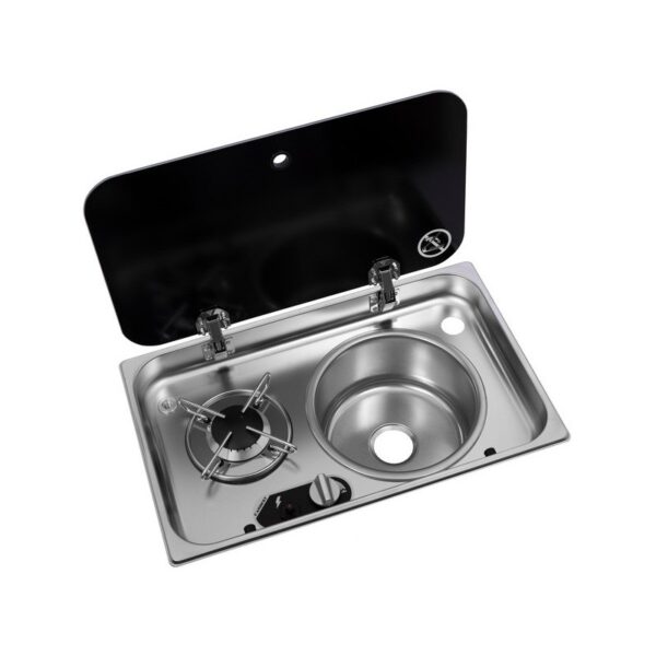 Cocina 1 Fuego Fregadero Der Carbest