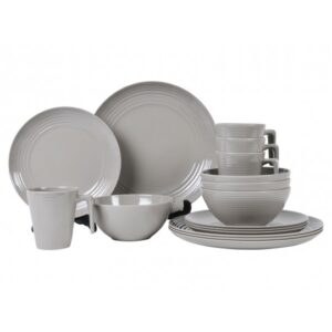 Conjunto Melamina Latte 16Piezas