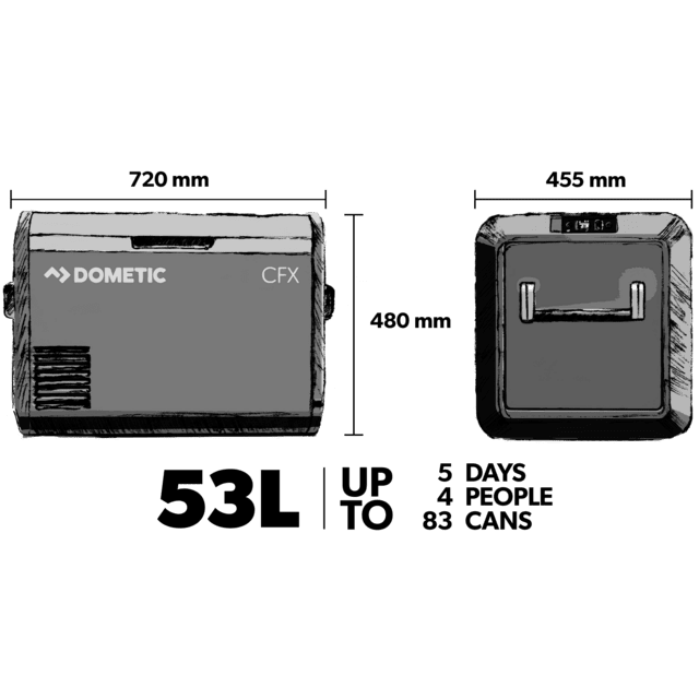 Nevera Dometic Coolfreeze CFX3 55IM Nevera Dometic Coolfreeze CFX3 55IM - Imagen 3