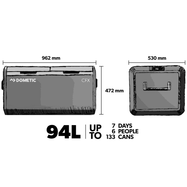 Nevera Dometic Coolfreeze CFX3 95DZ Nevera Dometic Coolfreeze CFX3 95DZ - Imagen 2