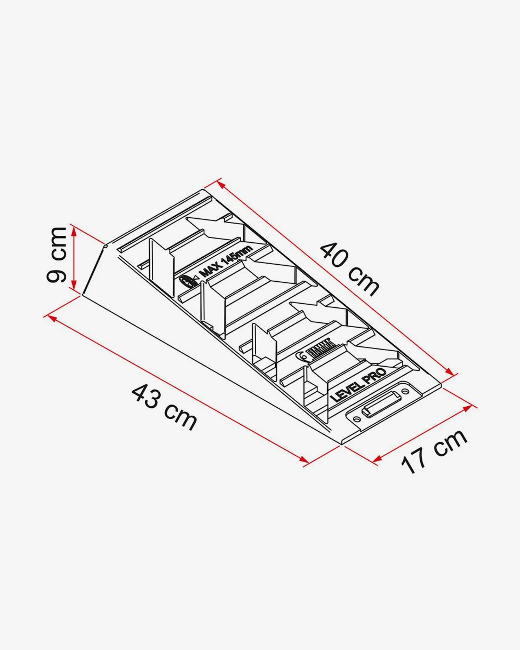 Cuñas Nivelacion Fiamma Level Pro Gris Cuñas Nivelacion Fiamma Level Pro Gris - Imagen 2