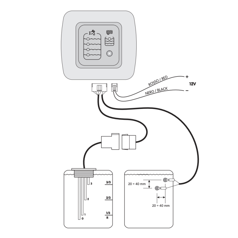 Indicador Nivel Agua Limpia/Sucia Indicador Nivel Agua Limpia/Sucia - Imagen 4