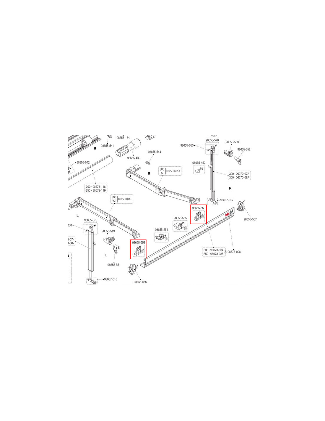 Kit Soporte Pata A Tapa Frontal F45S Kit Soporte Pata A Tapa Frontal F45S - Imagen 2