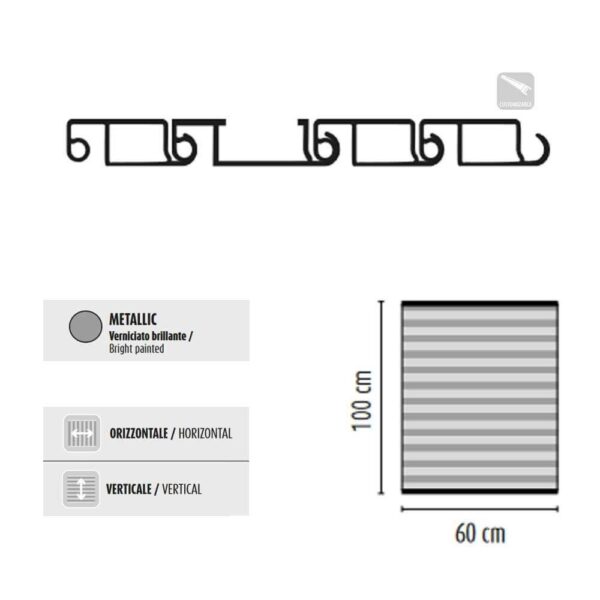 Persiana Divisor Baño Negro 100x198 - Imagen 5