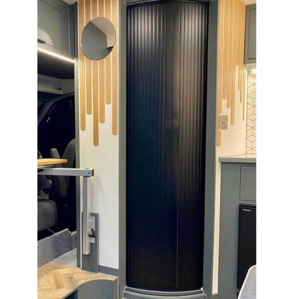 Persiana Divisor Baño Negro 100x198 - Imagen 8