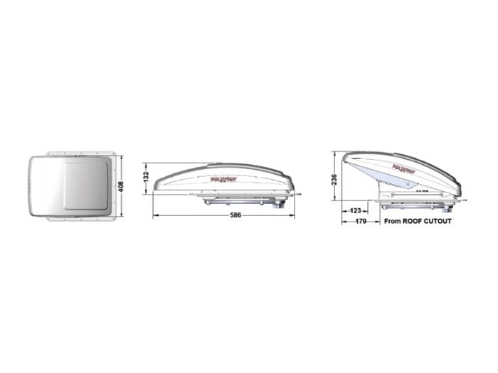 Claraboya Maxxfan Deluxe Smoke Lid Claraboya Maxxfan Deluxe Smoke Lid - Imagen 4