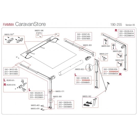Pata F35/Caravanstore 220-225 Pata F35/Caravanstore 220-225 - Imagen 6