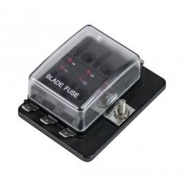 Portafusible Caja Led 6 Unidades