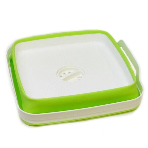 Lavabo Plegable Silicona Blanco/Lima - Imagen 3