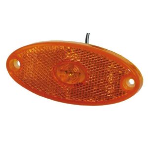 Piloto Lateral Led Oval Ambar 100X44X12