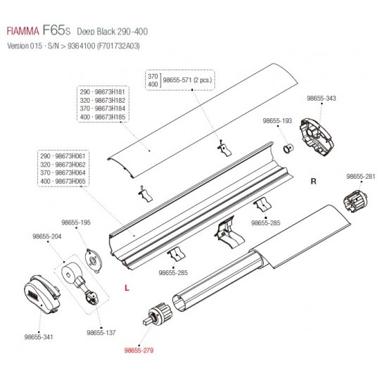 Soporte Rulo F65S 60mm Izquierda Soporte Rulo F65S 60mm Izquierda - Imagen 4