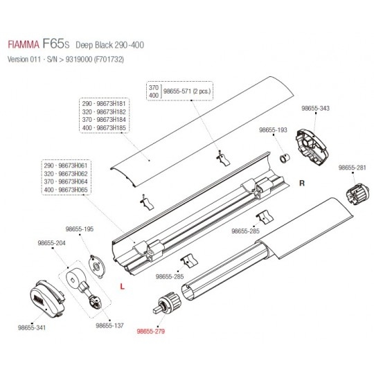 Soporte Rulo F65S 60mm Izquierda Soporte Rulo F65S 60mm Izquierda - Imagen 7