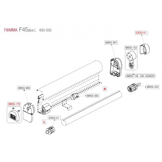 Tapa F45L 400-550 Tapa F45L 400-550 - Imagen 2