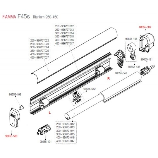 Tapa F45S Titanium Tapa F45S Titanium - Imagen 2