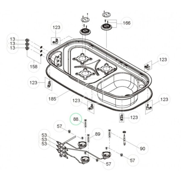 Termopar Cocina Dometic Cramer 250mm - Imagen 3
