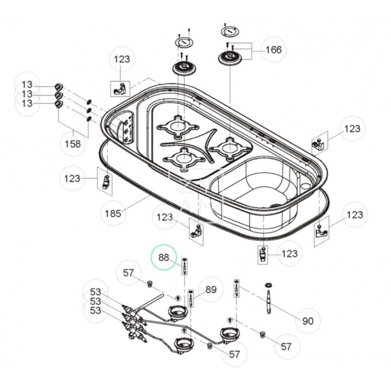 Termopar Cocina Dometic Cramer 250mm Termopar Cocina Dometic Cramer 250mm - Imagen 3