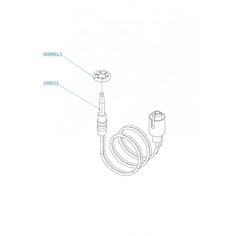 Termopar Cocina Dometic Cramer 220mm Termopar Cocina Dometic Cramer 220mm - Imagen 2