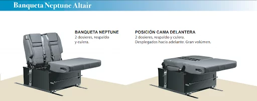 Asiento Neptune 104 cm M1/N1 Asiento Neptune 104 cm M1/N1 - Imagen 2